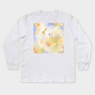 Guardian Minako Flower Portrait Kids Long Sleeve T-Shirt